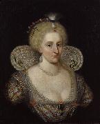 SOMER, Paulus van, Portrait of Anne of Denmark